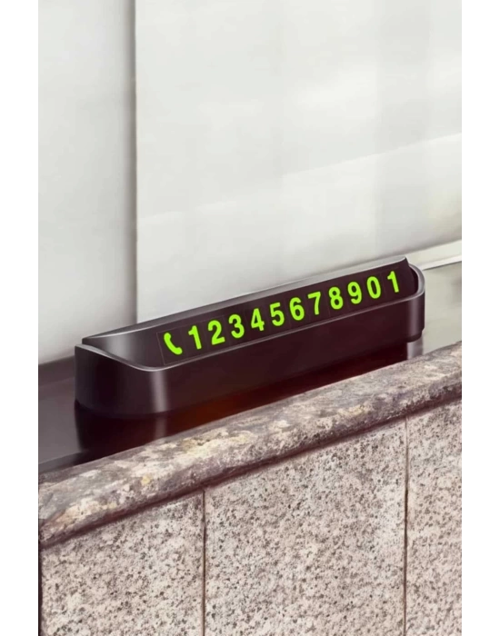 Numaralık Araç İçi Araba Araç Park Numaratör Telefon Numarası Yazma