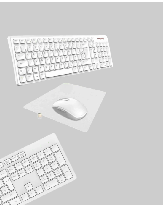 Ofis ve Ev Kullanımı İçin Kablosuz Klavye Fare Seti - Ergonomik ve Pratik