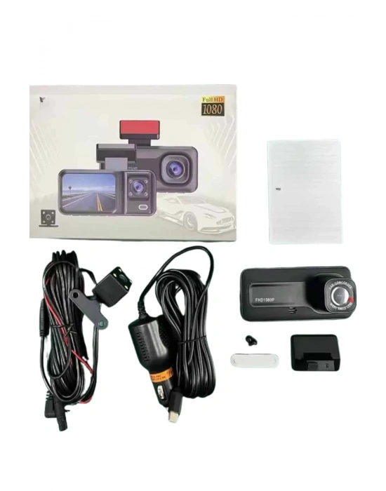 Ön ve Arka Kameralı 2 İnç 1080P Full HD DVR Araç İçi Ekran