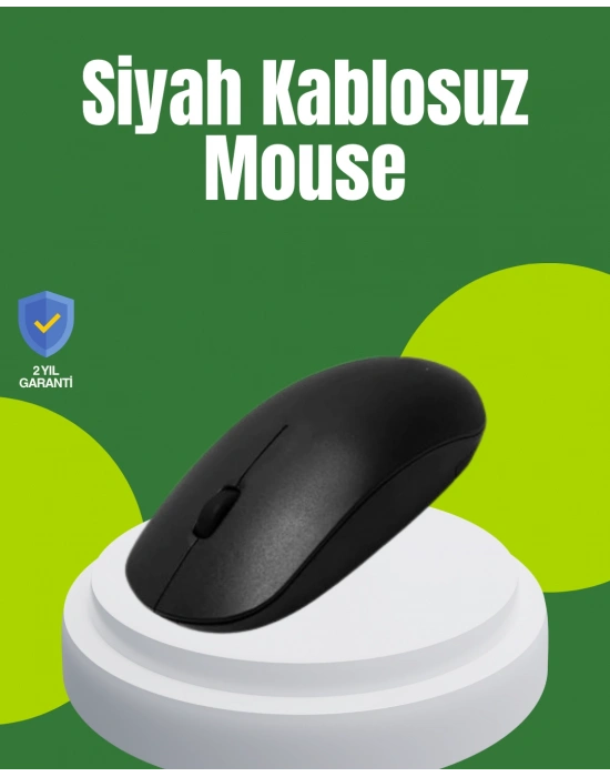 Optik Sensörlü Sessiz Fare – Geniş Uyumluluk ve Ergonomik Yapı