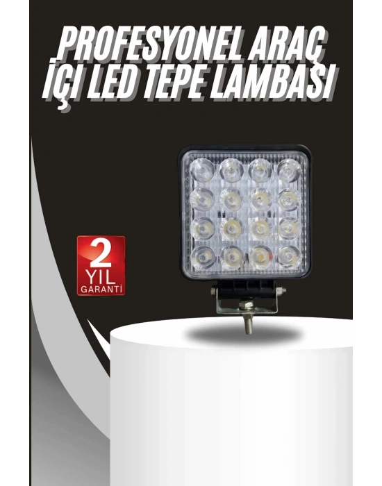 Oto Lamba 10 Led Işık Ayarlanabilir Yüksek Aydınlatmalı Beyaz Far