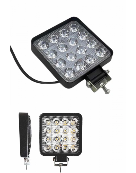 Oto Lamba 10 Led Işık Ayarlanabilir Yüksek Aydınlatmalı Beyaz Far