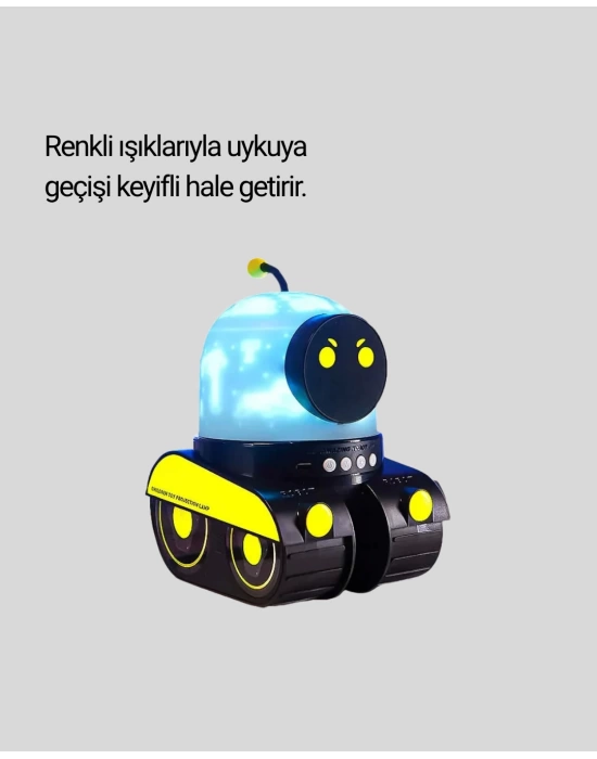 Otomatik Döner Slaytlı Üç Parlaklık Ayarlı Projektör Lamba