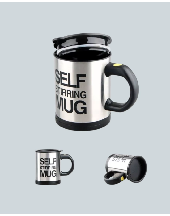 Otomatik Karıştırmalı Termos Kupa | USB Şarjlı ve Ergonomik Tasarım