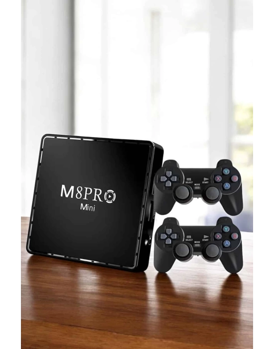 Oyun Konsolu Çift Kollu 1000 Oyunlu TV Box Netflix Youtube Atari