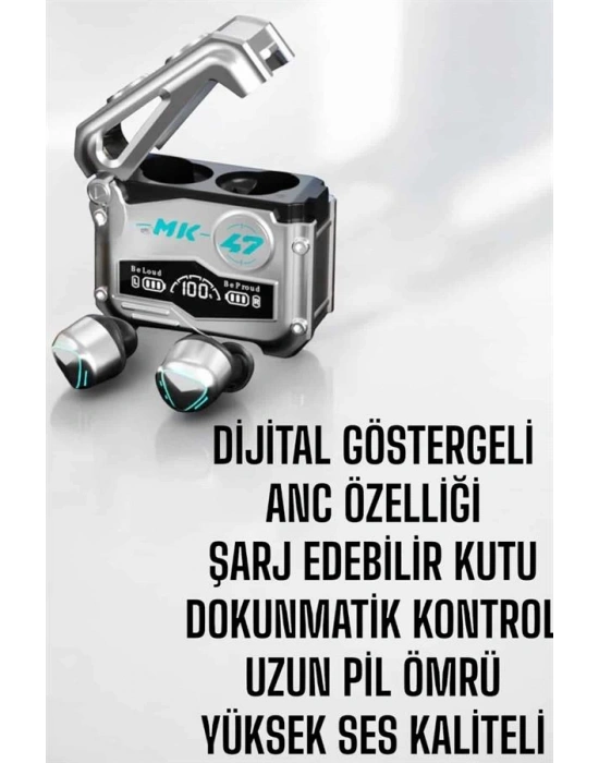 Oyuncu Kulaklığı Bluetooth Bağlantılı ANC Özelliği 5.0 Bluetooth