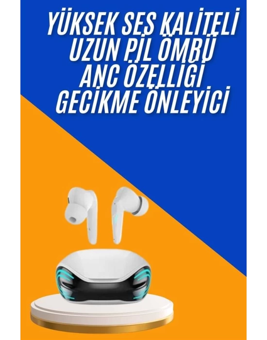Oyuncu Kulaklığı Mikrofonlu Gürültü Engelleme Gecikme Önleyici Bluetooth Kulaklık