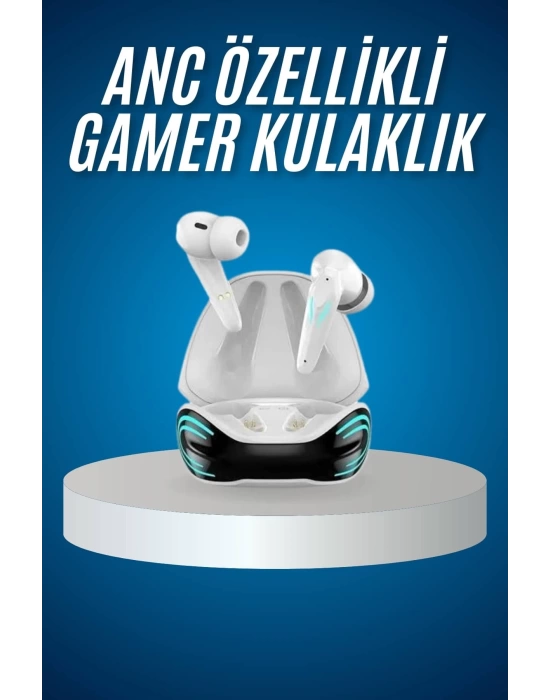 Oyuncu Kulaklığı Mikrofonlu Gürültü Engelleme Gecikme Önleyici Bluetooth Kulaklık
