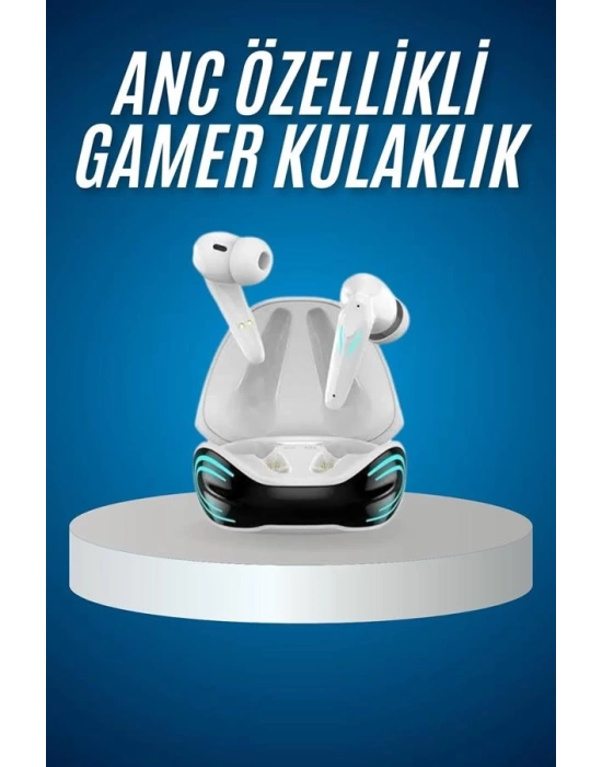 Oyuncu Kulaklığı Mikrofonlu Gürültü Engelleme Gecikme Önleyici Bluetooth Kulaklık