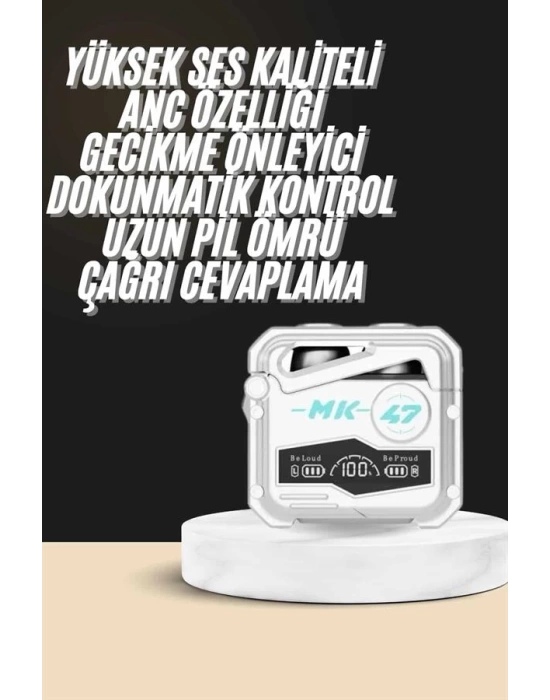 Oyuncu Kulaklığı Yeni Mekanik Kablosuz Kulaklık İos Android Uyumlu