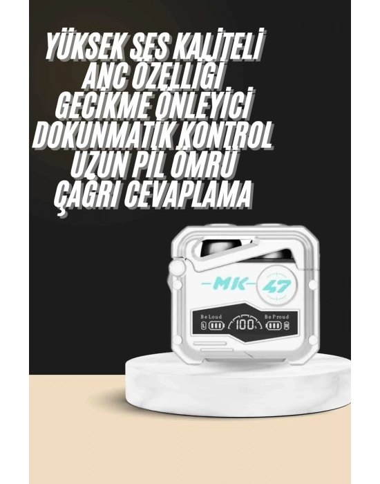 Oyuncu Kulaklığı Yeni Mekanik Kablosuz Kulaklık İos Android Uyumlu