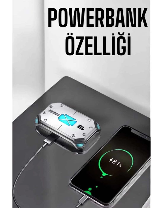 Oyuncu Kulaklığı Yeni Nesil Kablosuz Uzun Pil Ömrü Bluetooth Kulaklık