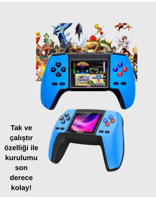 P5 Retro Oyun Konsolu | Ergonomik Tasarım, Taşınabilir