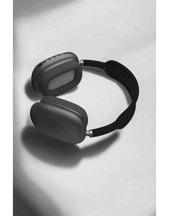 P9 Plus Hi-fi Ses Kalitesi Ayarlanabilir Mikrofonlu Bluetooth Kulaklık Siyah
