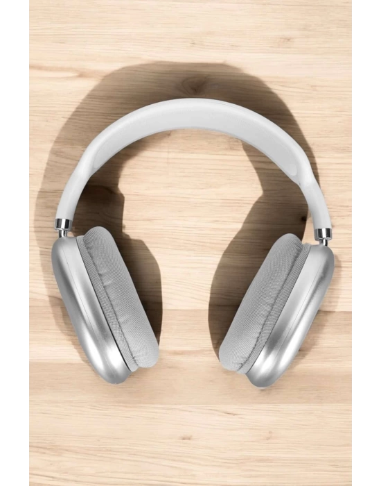 P9 Plus Kablosuz Kulak Üstü Bluetooth Kulaklık Beyaz Mikrofonlu Kulaküstü Kablosuz Kulaklık
