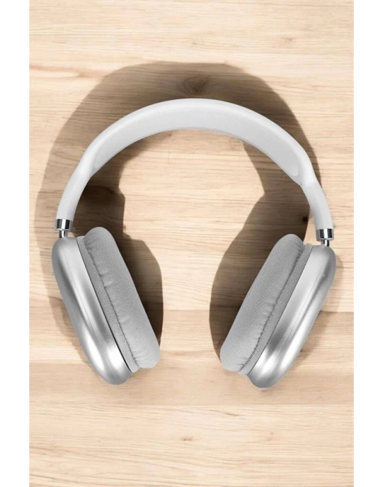P9 Plus Kablosuz Kulak Üstü Bluetooth Kulaklık Beyaz Mikrofonlu Kulaküstü Kablosuz Kulaklık