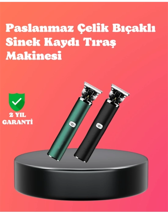 Paslanmaz Çelik Bıçaklı Sinek Kaydı Tıraş Makinesi Uzun Ömürlü