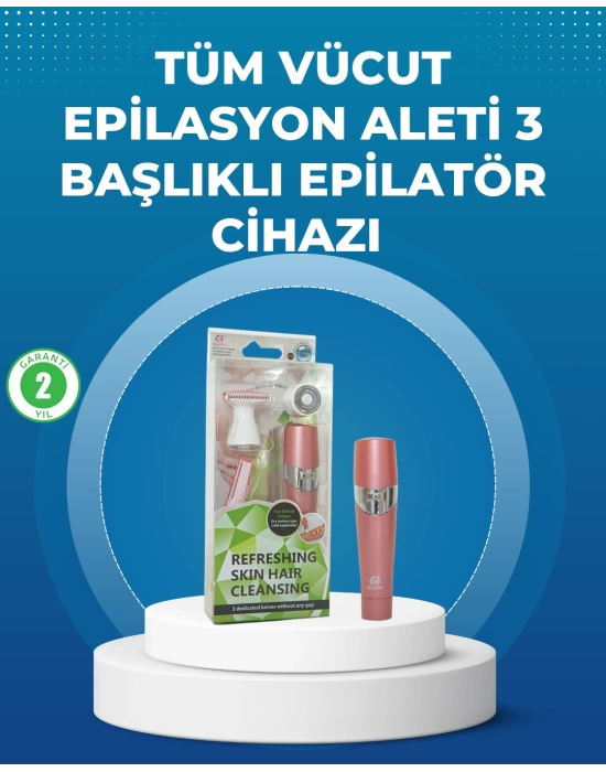 Pembe Epilasyon Cihazı – Acısız Tüy Temizliği
