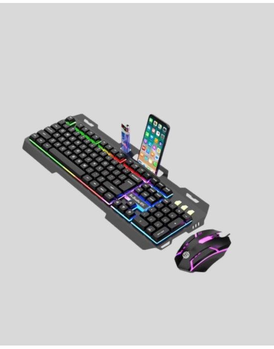 PG8018 LED Aydınlatmalı Mekanik Klavye Mouse – Oyunlarda Üstün Performans