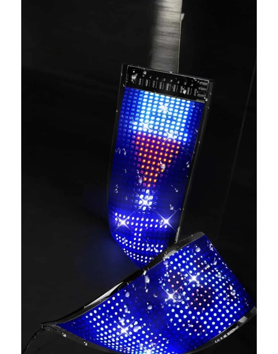 Piksel Led Matrix RGB Işıklı Led Yazılı Bluetooth Bağlantılı 16X64