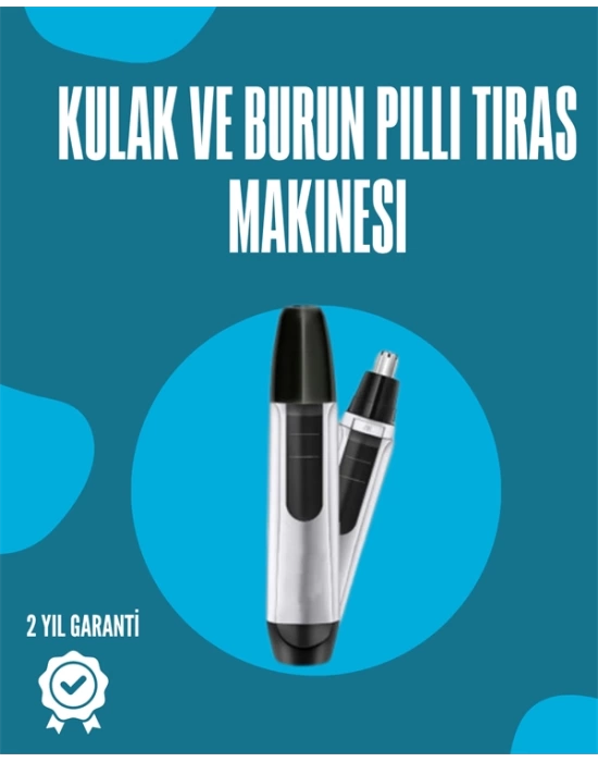 Pil ile Çalışan Kulak, Burun ve Kaş Tımar Cihazı