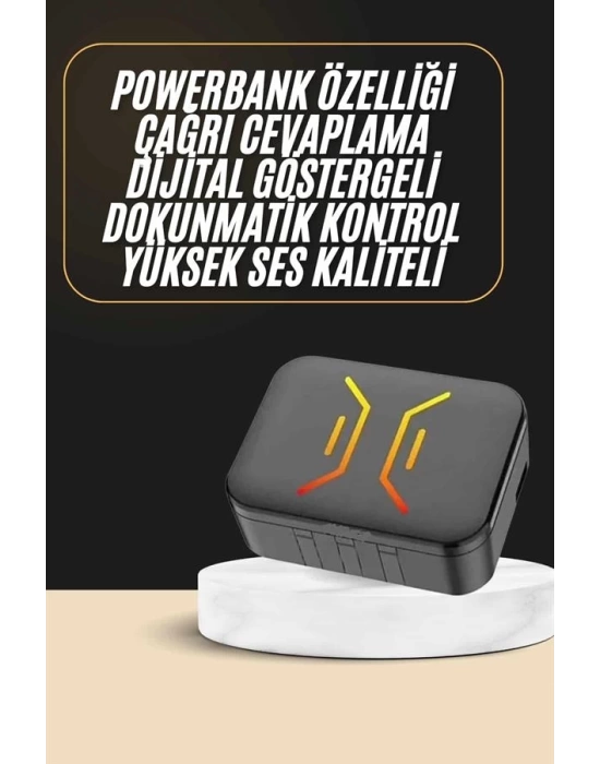 Powerbank Bluetooth Kulaklık Oyuncu Kulaklığı Yüksek Ses Kaliteli