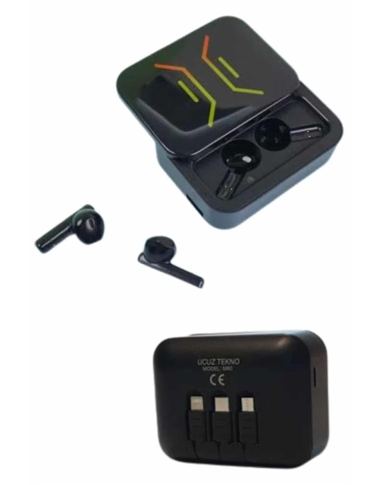 Powerbank Bluetooth Kulaklık Oyuncu Kulaklığı Yüksek Ses Kaliteli