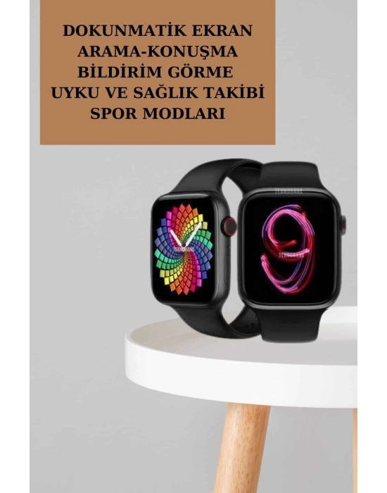 Powerbank Bluetooth Kulaklık Ve Yeni Model Akıllı Saat Seti ANC Özelliği Dokunamatik
