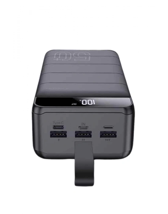 Powerbank Çoklu Şarj Girişi 50.000 Mah Taşınabilir Dijital Göstergeli