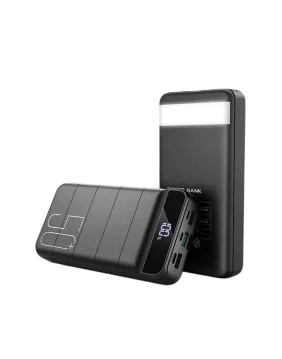 Powerbank Çoklu Şarj Girişi 50.000 Mah Taşınabilir Dijital Göstergeli