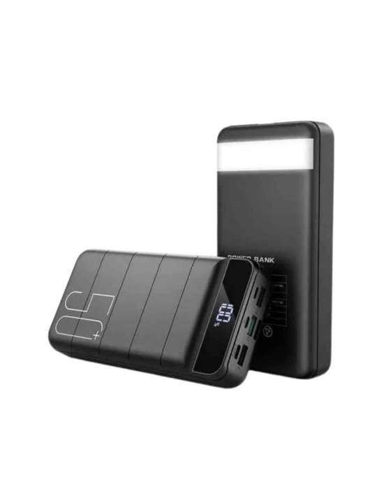 Powerbank Çoklu Şarj Girişi 50.000 Mah Taşınabilir Dijital Göstergeli