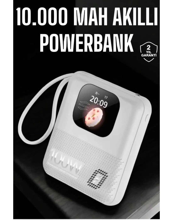 Powerbank Ekranlı Çok Fonksiyonlu Müzik Dinleme Kitap Okuma