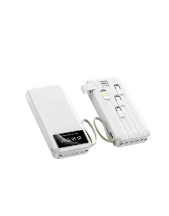 Powerbank Şarj Cihazı 4 Çıkışlı 20.000 MAH Powerbank Kompakt Yüksek Kapasiteli Hızlı Şarj
