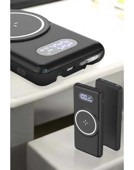 Powerbank Taşınabilir 10.000 Mah Hızlı Şarj Dijital Göstergeli