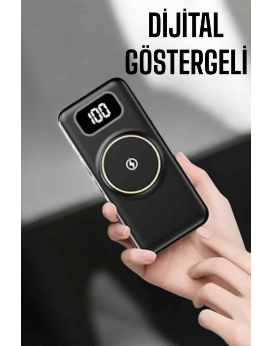 Powerbank Taşınabilir 10.000 Mah Hızlı Şarj Dijital Göstergeli