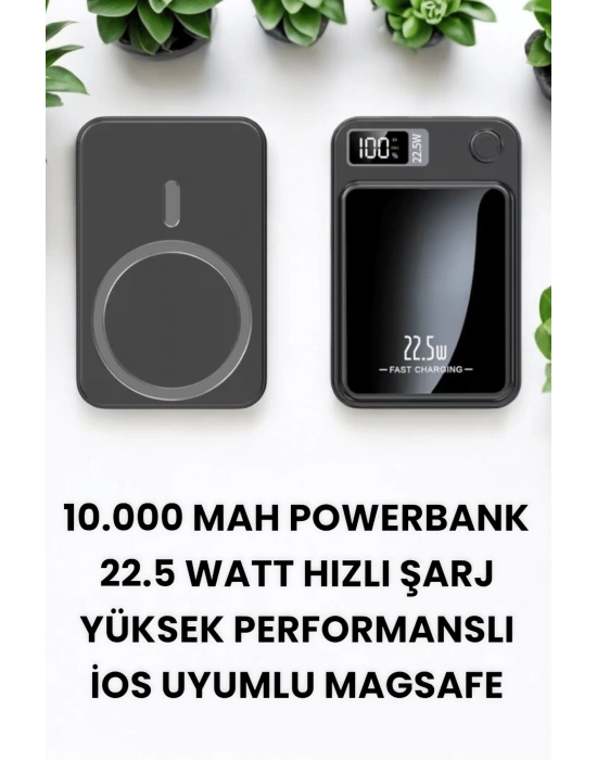 Pratik ve Taşınabilir 10.000 mAh Wireless Powerbank Hızlı Şarj Avantajı