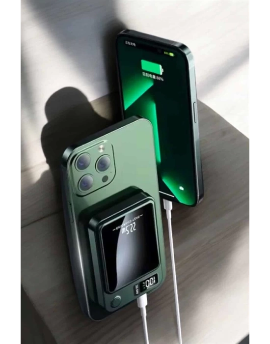 Pratik ve Taşınabilir 10.000 mAh Wireless Powerbank Hızlı Şarj Avantajı