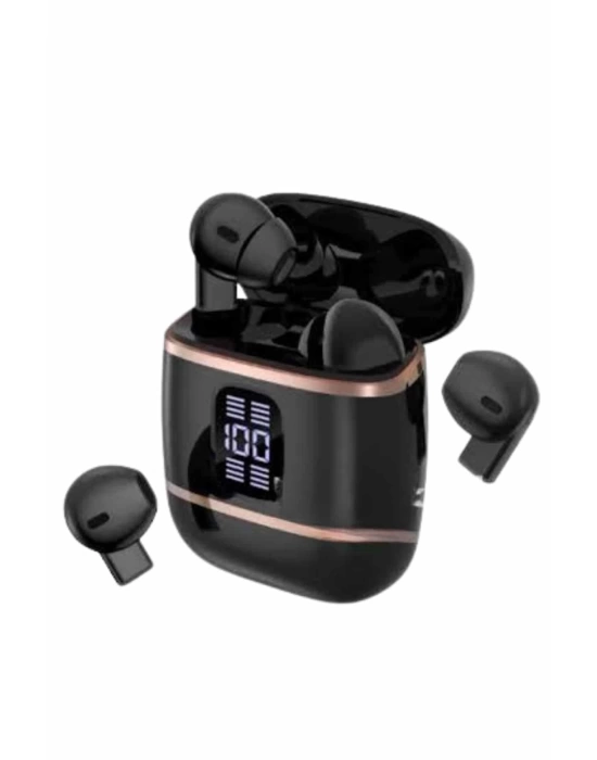 Profesyonel Dijital Göstergeli Düşük Gecikme Bluetooth Kulaklık Çift Kulaklık