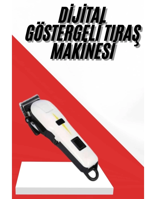 Profesyonel Şarjlı Tıraş Makinesi Turbo Kablosuz Saç Kesme Makinesi