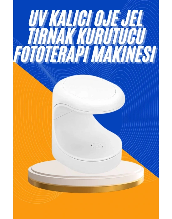 Protez Tırnak Kurutucu Kalıcı Oje Led Oje Kurutucu UV Işınlı Taşınabilir