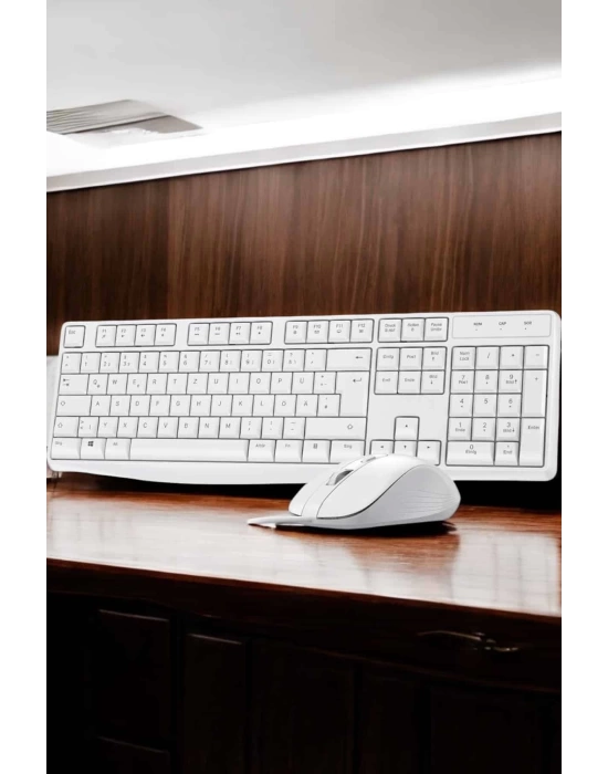Q Klavye Klavye ve Mouse Seti USB Girişli Kablosuz