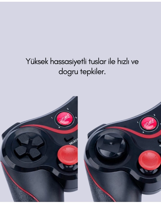 Rahat Kavrama ve Düşük Gecikme Teknolojili Gamepad