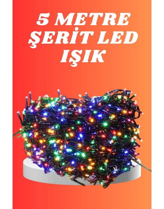 Renkli Her Ortama Uygun 5 Metre Led Işık Renkli Aydınlatma