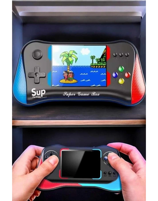 Retro 500 Oyunlu Nostaljik Oyunlu El Atari Gamebox Oyun Konsolu Çift Destekli