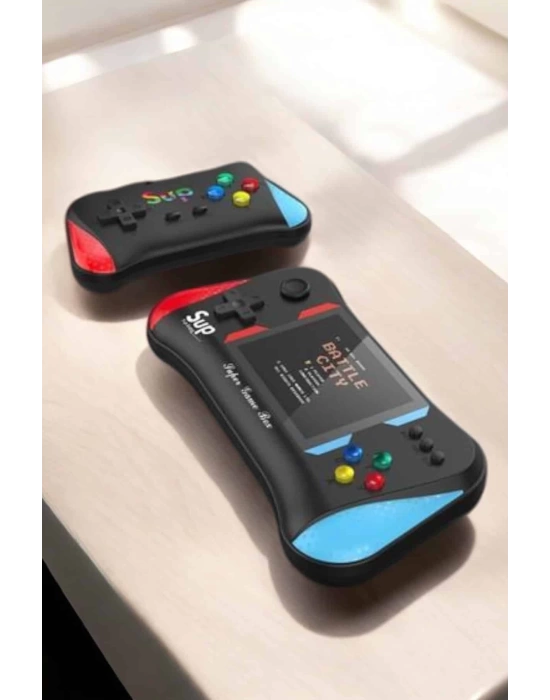 Retro 500 Oyunlu Nostaljik Oyunlu El Atari Gamebox Oyun Konsolu Çift Destekli