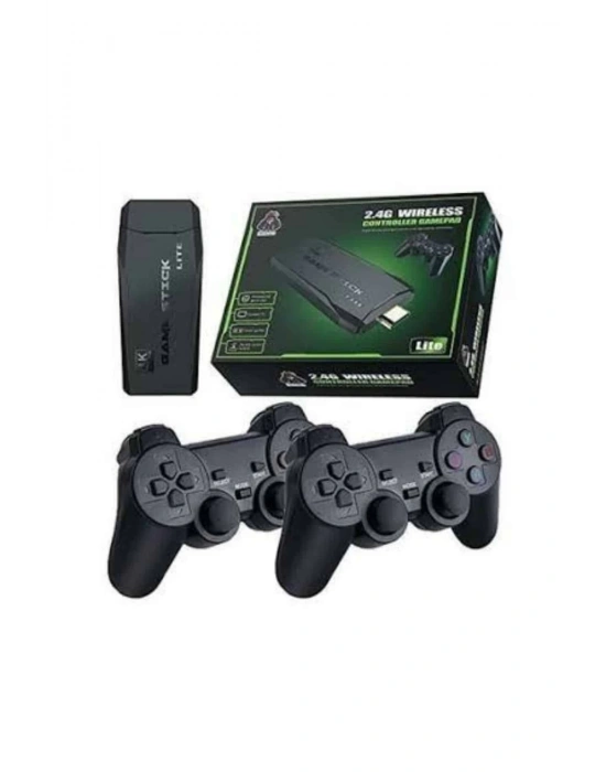 Retro Game Stick Çift Kol Kablosuz Atari Oyun Konsolu 2.4g Uyumlu