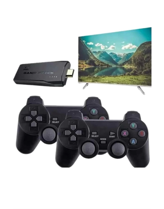 Retro Game Stick Çift Kol Kablosuz Atari Oyun Konsolu 2.4g Uyumlu