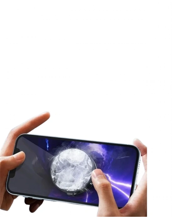 RGB Işıklı Girdap Fanlı Mobil Soğutucu | Manyetik Montaj | Type-C Girişli