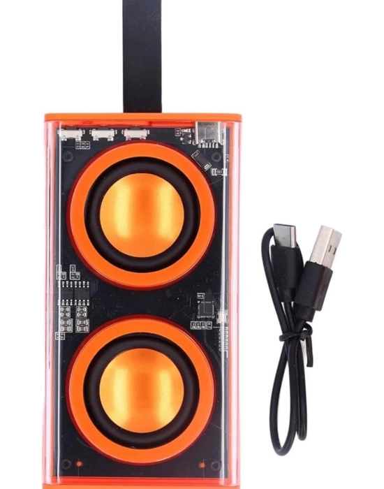 Rgb Işıklı Hoparlör Taşınabilir Hoparlör Kablosuz Bluetooth 5.0 Bağlantı