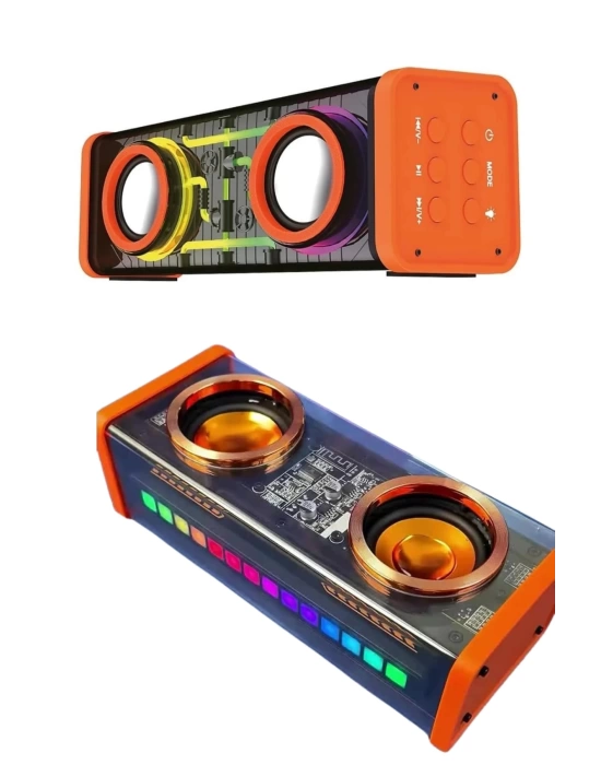 Rgb Işıklı Hoparlör Taşınabilir Hoparlör Kablosuz Bluetooth 5.0 Bağlantı